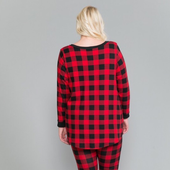 Buffalo Plaid Lounge Set- 6X - Picture 3 of 4
